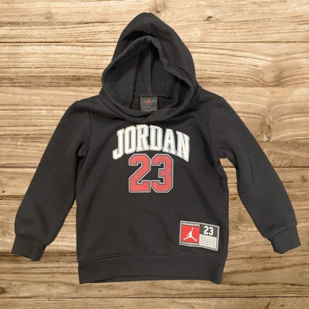 Air Jordan Brand Toddler Boys Black‎ Jordan 23 Pullover Hoodie Size 24M
